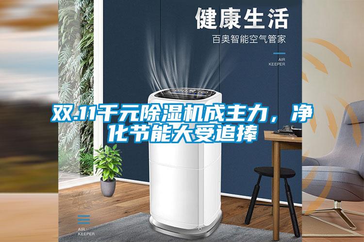 雙.11千元除濕機成主力,凈化節能大受追捧